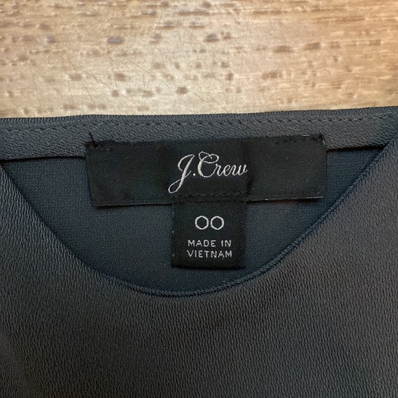 J Crew 00 Slate Grey Silky V-Neck Camisole with Adjustable Spaghetti Straps - Picture 4 of 5